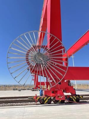중량 크레인 케이블 릴 안정적인 케이블 윙 및 윙 해제 기능을 제공하는